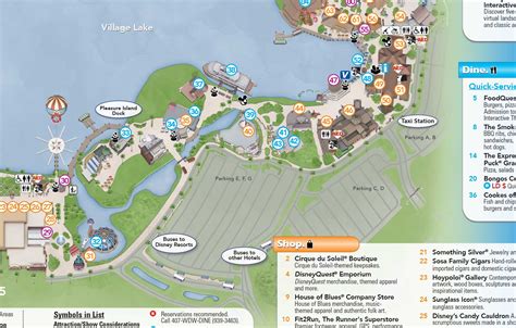 Printable Disney Springs Map