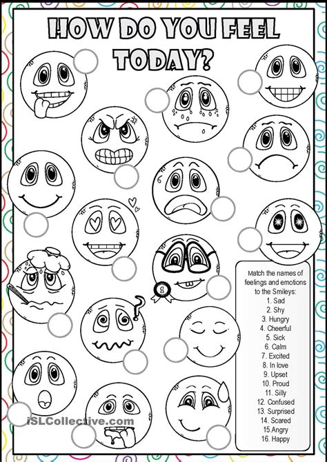 How To Use Printable Emotions Worksheet Pdf To Understand And Manage Your Feelings