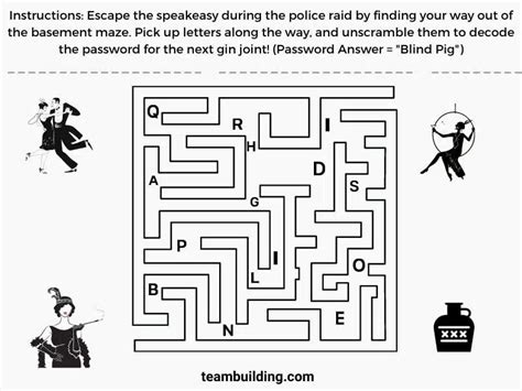 Printable Escape Room Puzzle