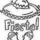 Printable Fiesta Coloring Pages