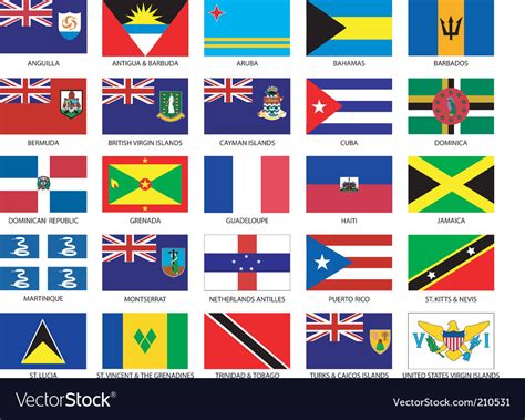 Printable Flags Of The Caribbean