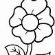Printable Flower Coloring Pictures