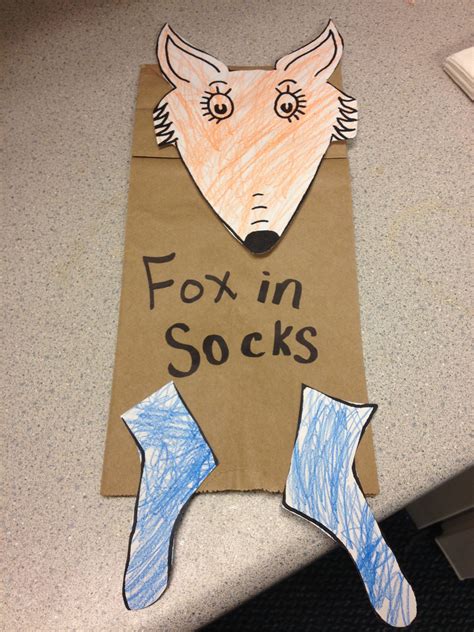 Printable Fox In Socks Craft