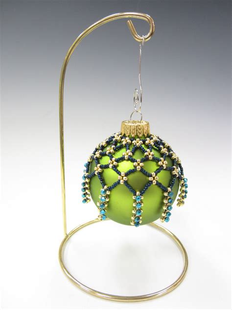 Printable Free Beaded Christmas Ornament Cover Patterns