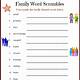 Printable Games For Family