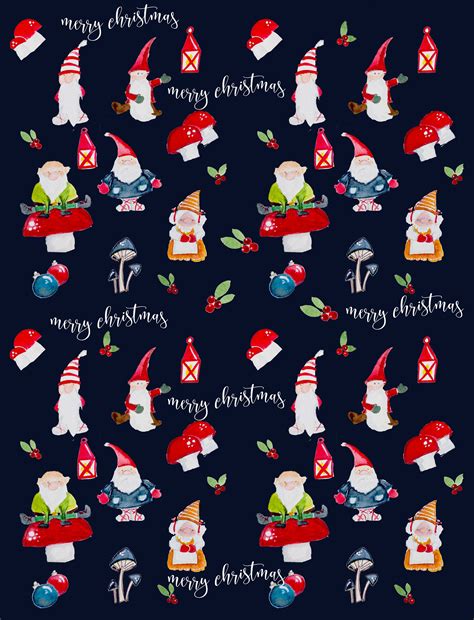 Printable Gift Wrapping Paper
