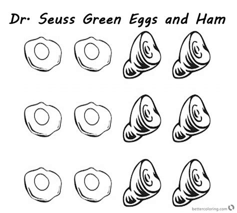 Printable Green Eggs And Ham