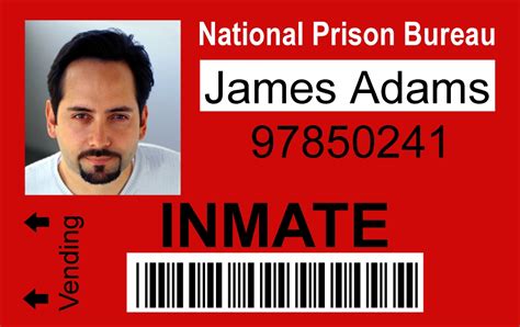 Printable Inmate Badge