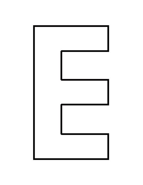 Free Printable Bubble Letter E (Lowercase and Uppercase) Freebie