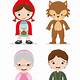 Printable Little Red Riding Hood Characters
