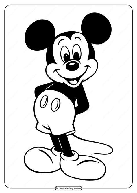Printable Mickey Mouse