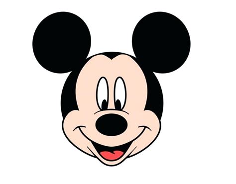 Printable Mickey Mouse Face