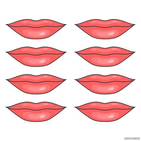 Printable Mouth Template