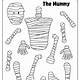Printable Mummy Cut Out Template