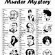 Printable Murder Mystery
