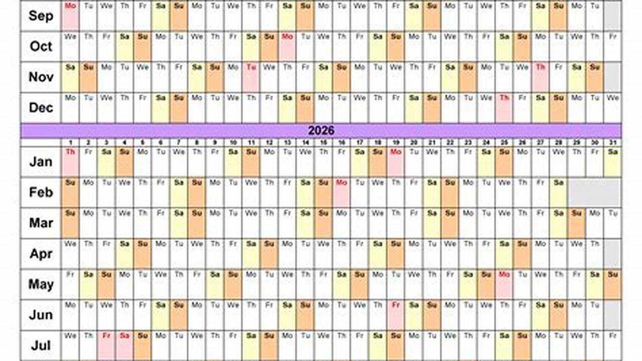 Printable One Page Calendar Fall Semester 2025