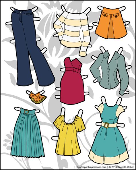 Printable Paper Doll Clothes