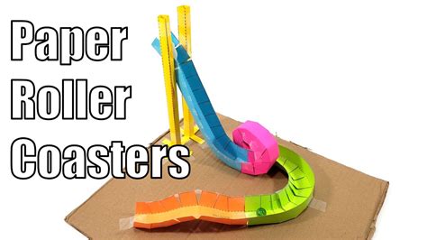 Printable Paper Roller Coaster Loop Template