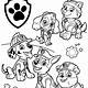 Printable Paw Patrol Color Pages