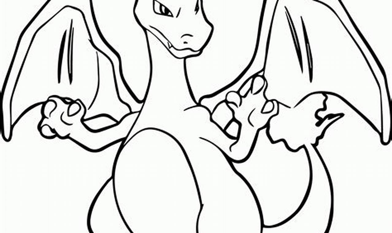 Printable Pokemon Coloring Pages Charizard