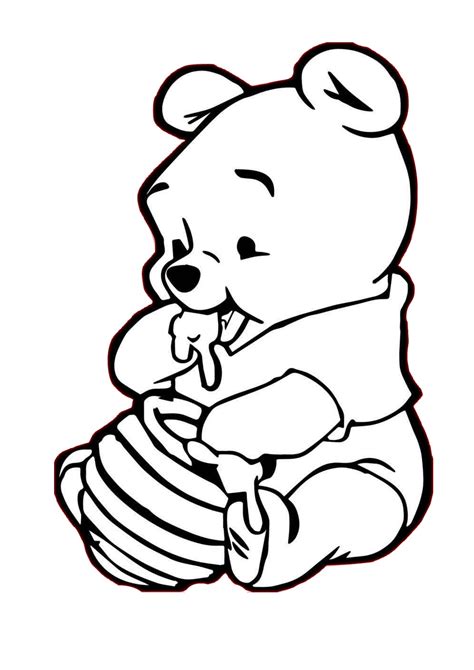 Printable Pooh Bear Coloring Pages