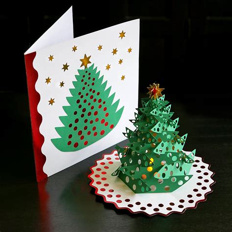Printable Pop Up Christmas Card Template
