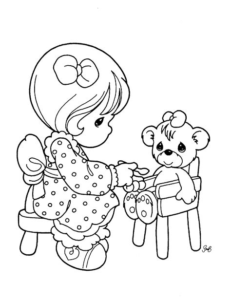 Printable Precious Moments Coloring Pages