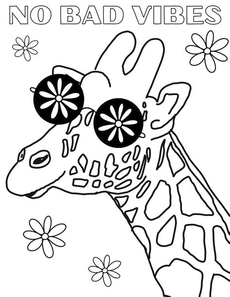 Printable Preppy Coloring Pages