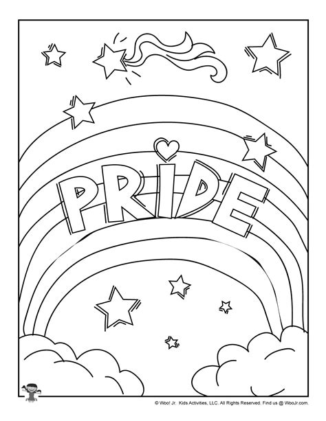 Printable Pride Coloring Pages