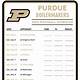 Printable Purdue Football Schedule