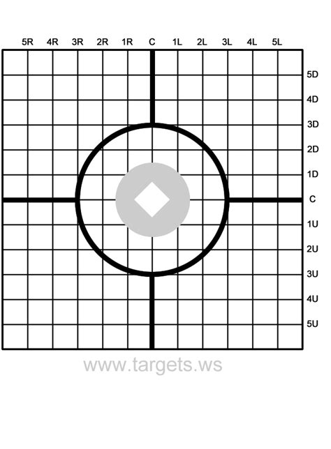 Printable Rifle Sight In Targets