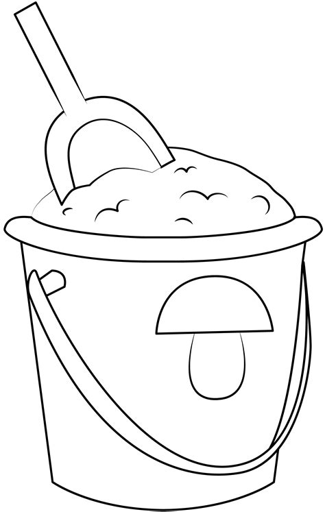 Printable Sand Bucket Template