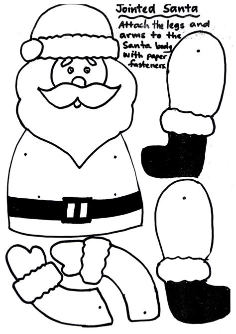 Printable Santa Claus Template