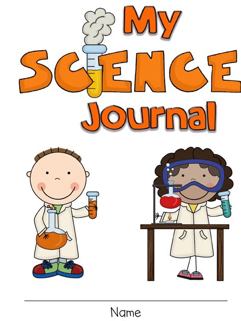 Printable Science Journal Cover