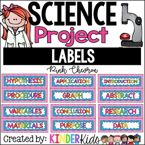 Printable Science Project Labels