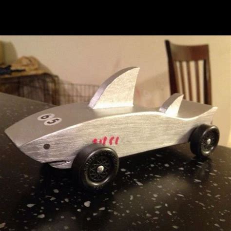 Printable Shark Pinewood Derby Car Template