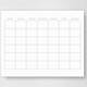 Printable Simple Calendar