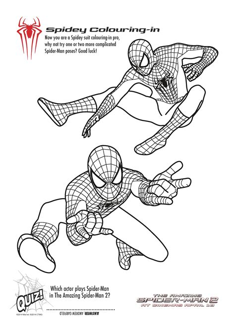 Printable Spiderman Spider