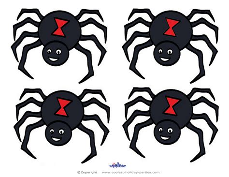 Printable Spiders