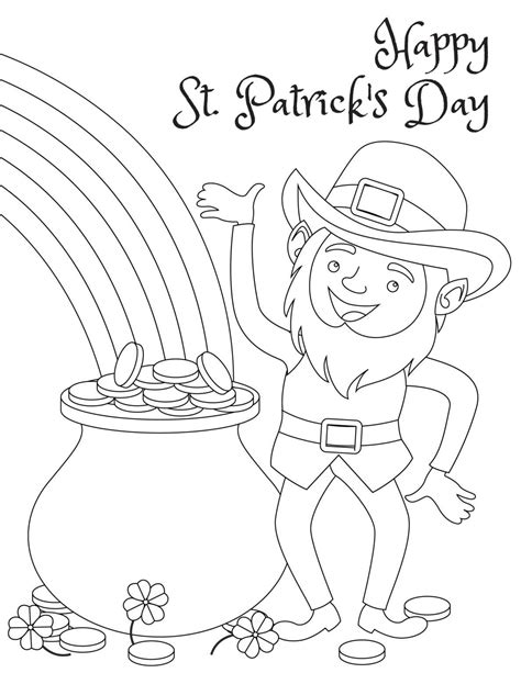 Printable St Patrick Day Coloring Pages