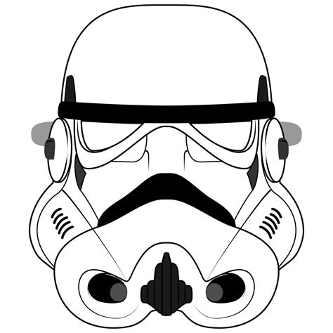 Printable Stormtrooper Helmet Template
