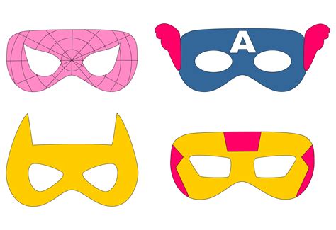 Printable Super Hero Masks
