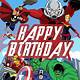 Printable Superhero Birthday Cards