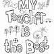 Printable Teachers Day Coloring Pages