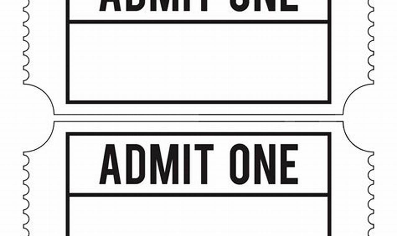 How to Create Printable Ticket Templates that Stand Out