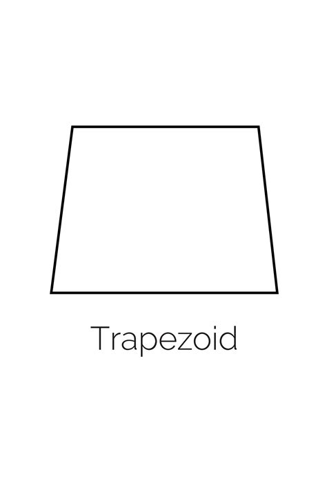 Printable Trapezoid Shape