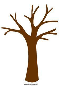 Printable Tree Trunk Brown