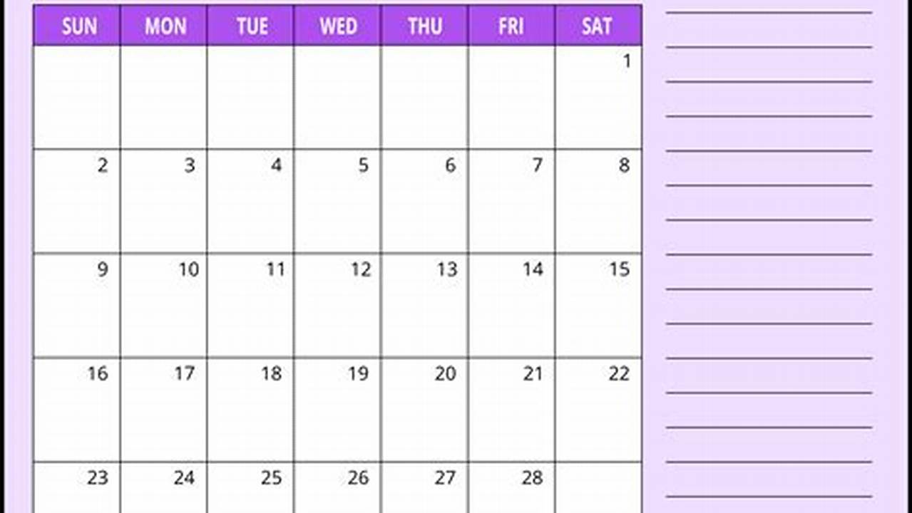 Printable Weekly Calendar February 2025