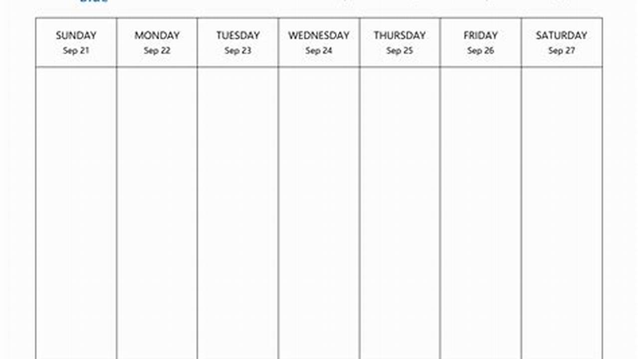 Printable Weekly Calendar July 2025