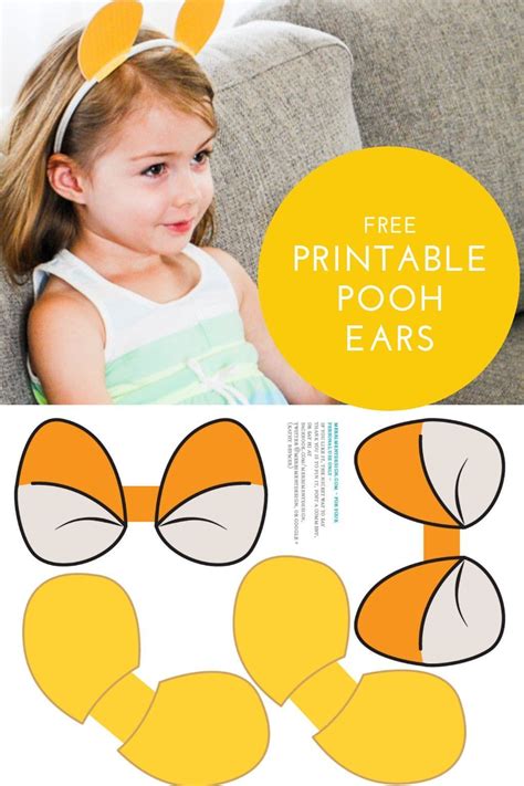 Printable Winnie The Pooh Ears Diy